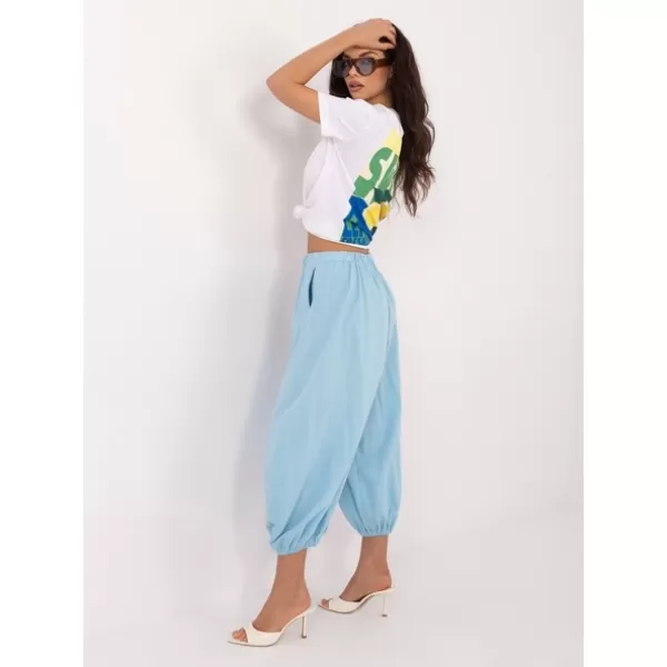  Dámské kalhoty ITALY MODA IT-SP-FL10309-1.02 LIGHT BLUE 
