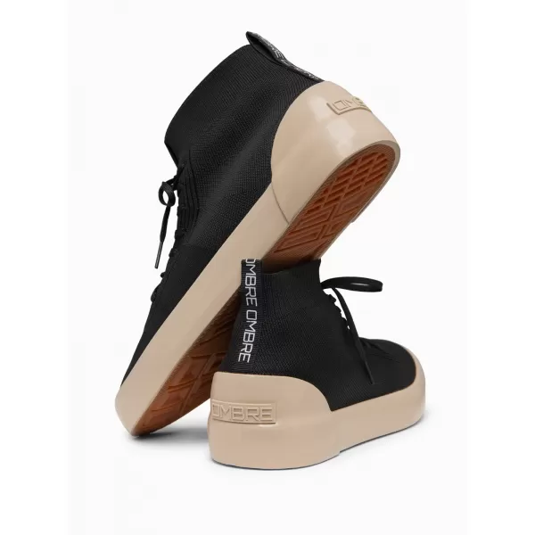  Pánské boty OMBRE OM-FOKS-0201 BLACK 
