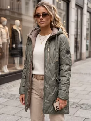 Dámská bunda DSTREET ZELENÁ