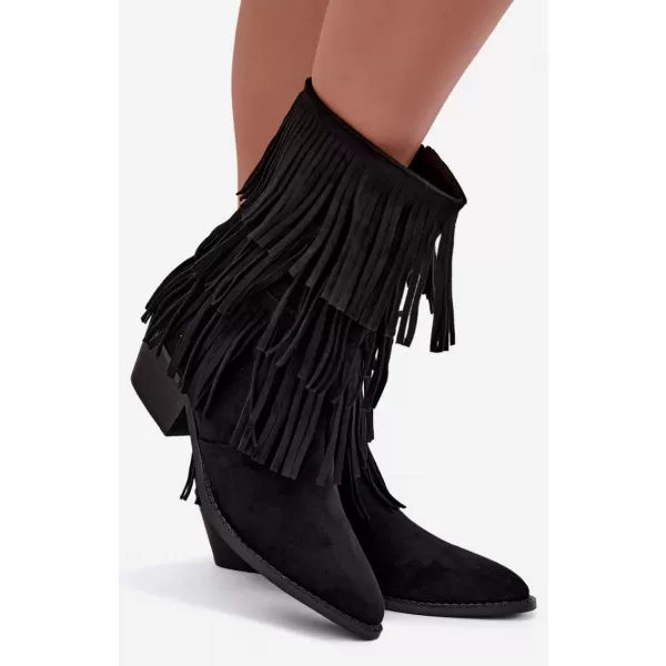  Dámské kovbojky BOTO 22-375 BLACK 
