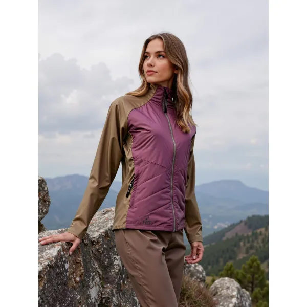  Dámská mikina ALPINE PRO JORWA 2 GRAPE NECTAR 