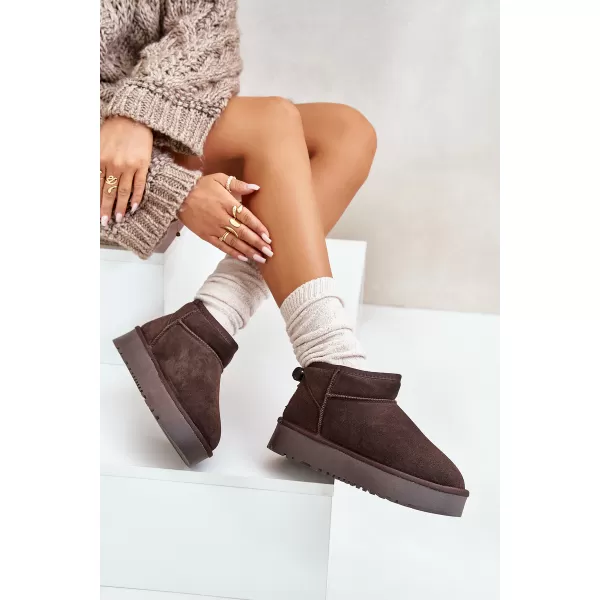  Dámské sněhule BOTO NN604 BROWN 