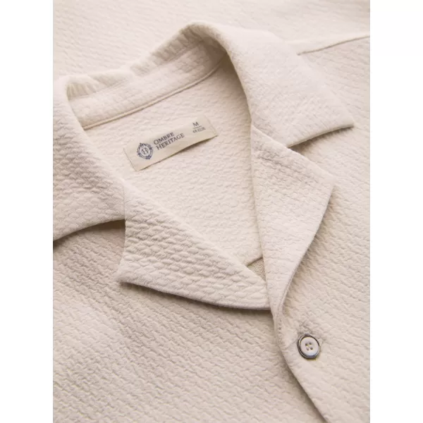  Pánská košile OMBRE OM-SHSS-0220 OFF-WHITE 