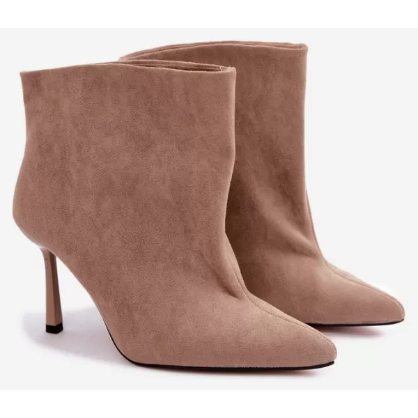  Dámské kotníkové boty BOTO C-420/CS070 BEIGE 