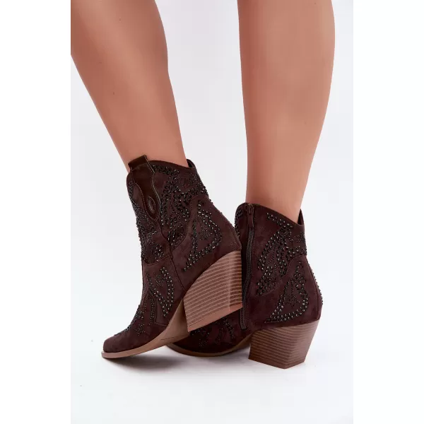  Dámské boty BOTO 9676A BROWN 