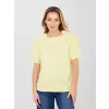 Dámská halenka RUE PARIS RV-BZ-A1184.21 BRIGHT YELLOW