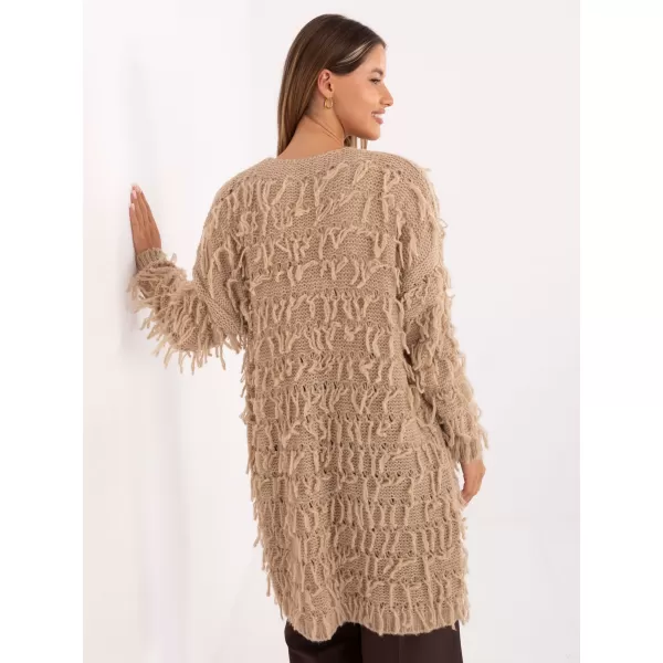  Dámský svetr RUE PARIS MI-SW-0820.85 BEIGE 