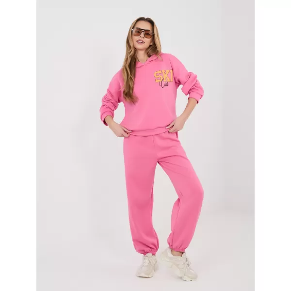  Dámská tepláková souprava RUE PARIS IT-KMPL-22181.29 DARK PINK 