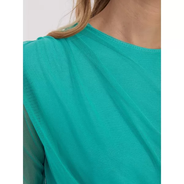  Dámská halenka ITALY MODA IT-BZ-21915.57 TURQUOISE 