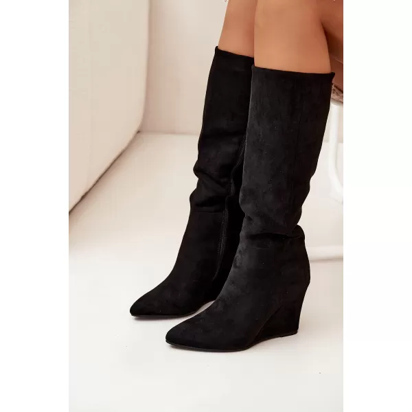 Dámské kozačky BOTO 5123 BLACK 