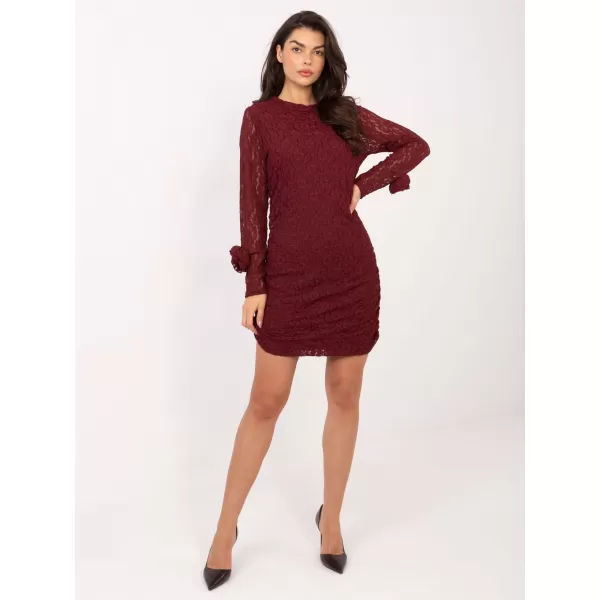  Dámské šaty ITALY MODA IT-SK-9913.30 BURGUNDY 