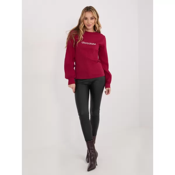  Dámská halenka RUE PARIS RV-BZ-A1051.96 BURGUNDY 