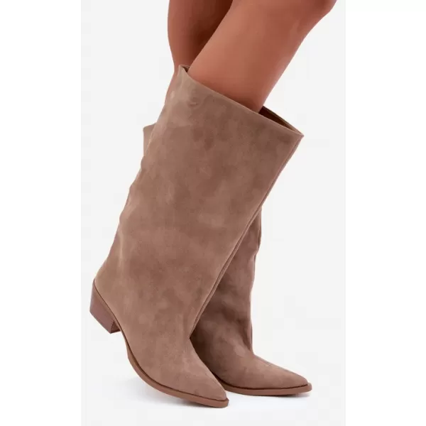  Dámské kozačky BOTO 2578A BEIGE 