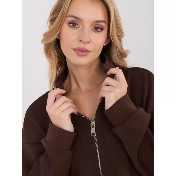  Dámská mikina FACTORY PRICE SM-BL-A1562.33 DARK BROWN 