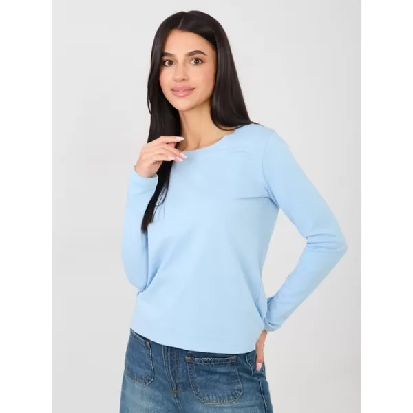  Dámské triko RUE PARIS RV-BZ-A1093.77 LIGHT BLUE 