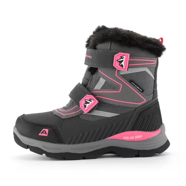  Dětské zimní boty ALPINE PRO ERABO PINK GLO 