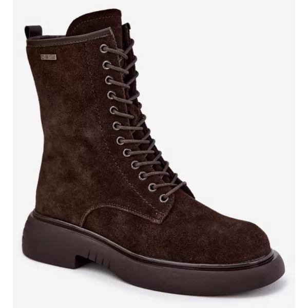  Dámské boty BIG STAR SHOES UU274612 BROWN/BEIGE 