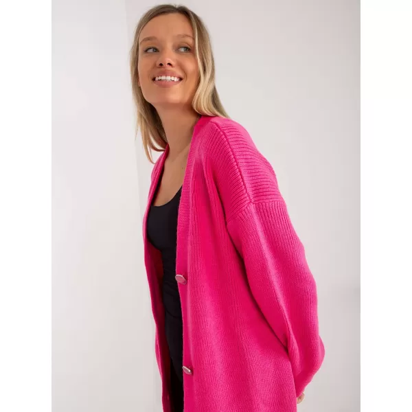  Dámský svetr RUE PARIS LC-SW-0267.06X FLUO PINK 
