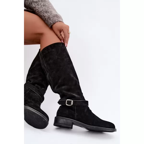  Dámské kozačky VINCEZA 89168 BLACK 
