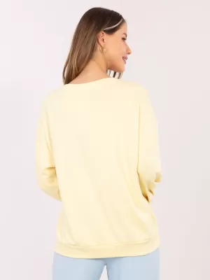 Dámská mikina RUE PARIS RV-BL-A1218.11P BRIGHT YELLOW