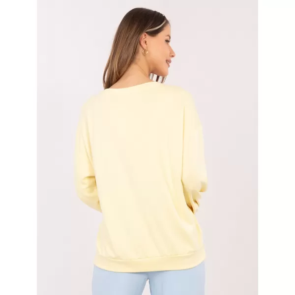  Dámská mikina RUE PARIS RV-BL-A1218.11P BRIGHT YELLOW 