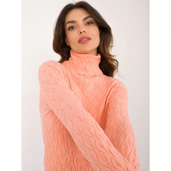  Dámský svetr WOOL FASHION ITALIA AT-SW-2334-2.61 PEACH 