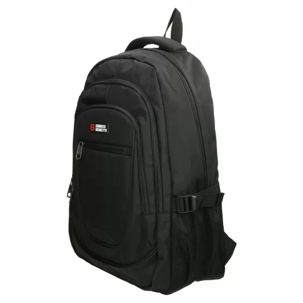  Batoh Enrico Benetti Hamburg Notebook Backpack 35,5 l Black BLACK 