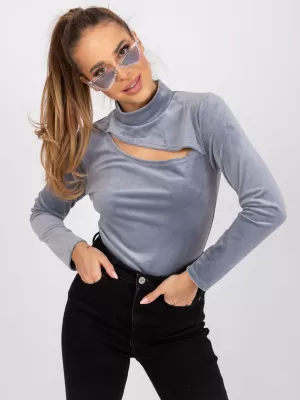 Dámská halenka ITALY MODA DHJ-BZ-6561.09P GRAY