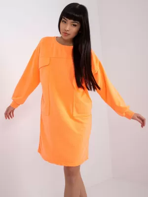 Dámské šaty EX MODA EM-SK-717.33X FLUO ORANGE