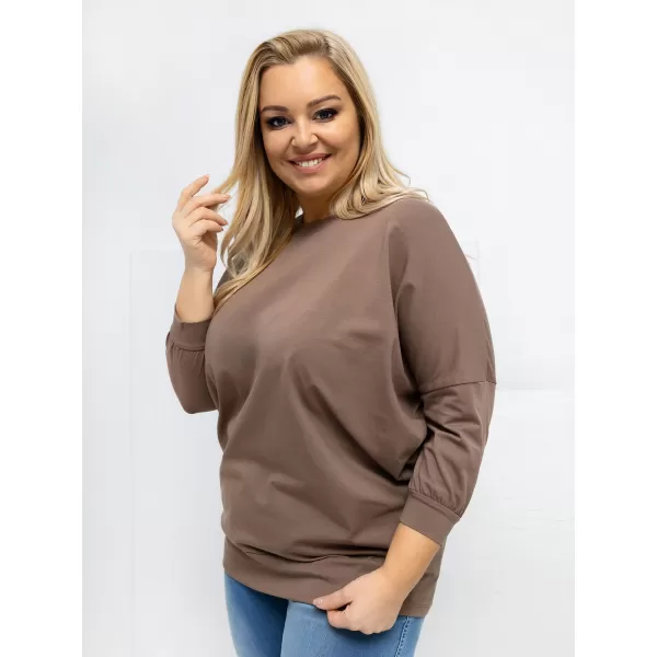  Dámská halenka RELEVANCE RV-BZ-A1075.96 DARK BEIGE 