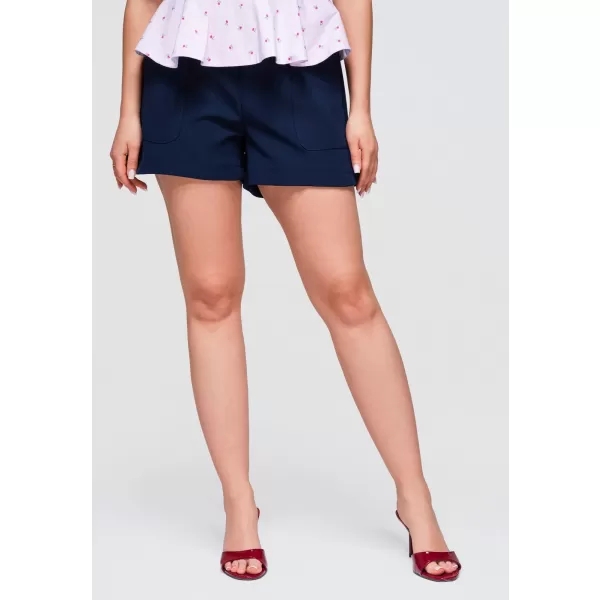  Dámské kraťasy OMBRE OW-ST-E0009 NAVY BLUE 
