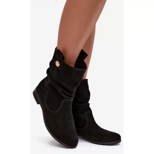  Dámské kotníkové boty ZAZOO 4210 BLACK 