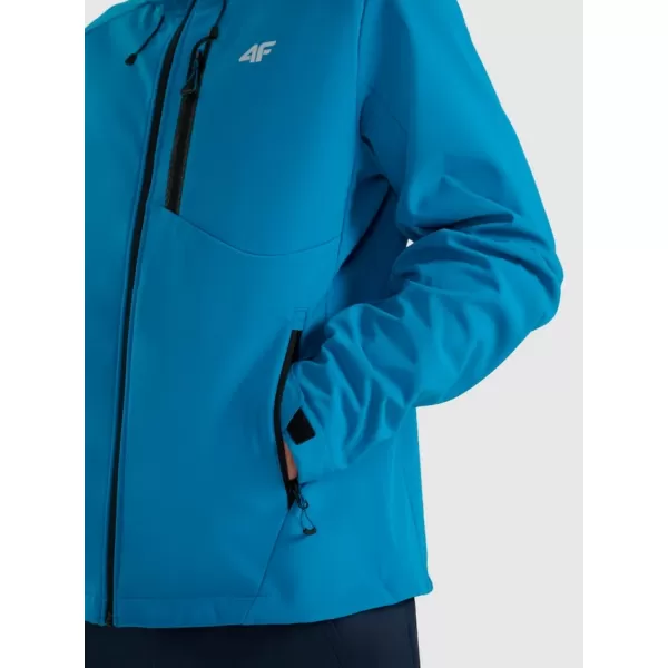  Pánská softshellová bunda 4F 4FRAW25TSOFM506 BLUE 