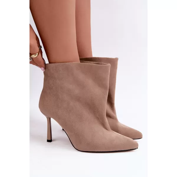  Dámské kotníkové boty BOTO C-420/CS070 BEIGE 