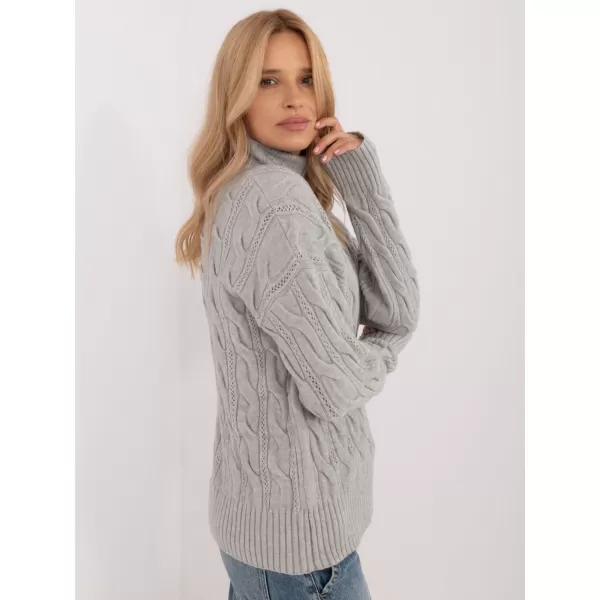  Dámský svetr WOOL FASHION ITALIA AT-SW-23445.00 GRAY 
