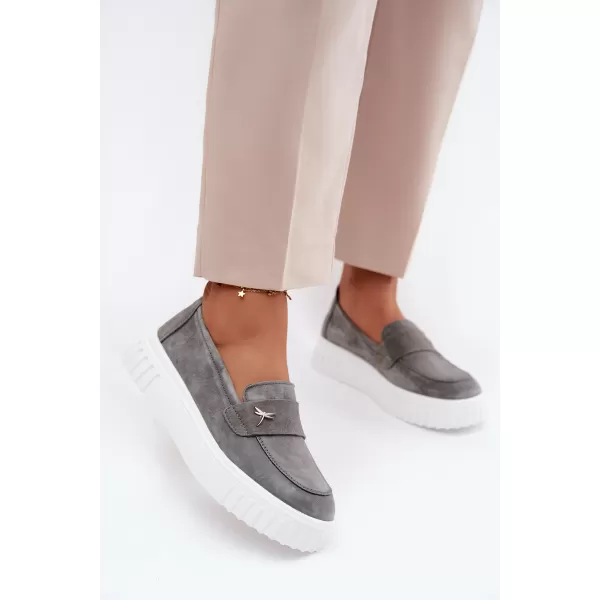  Dámské polobotky VINCEZA 93218 GREY 