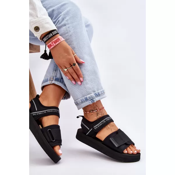  Dámské sandály BIG STAR SHOES LL274784 BLACK 