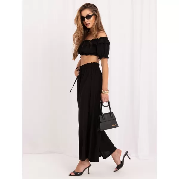  Dámské kalhoty FACTORY PRICE CS-SP-LPH2517.17P BLACK 