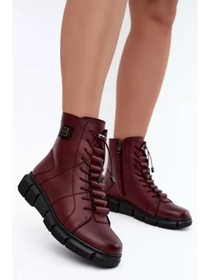 Dámské boty BOTO 26BT17-609 BURGUNDY