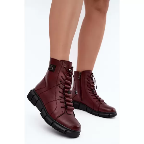  Dámské boty BOTO 26BT17-609 BURGUNDY 