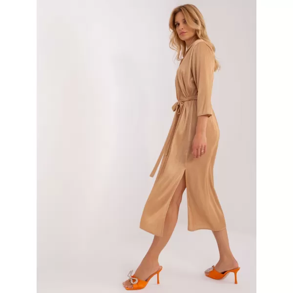  Dámské šaty LAKERTA LK-SK-509348.04 CAMEL 