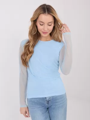 Dámská halenka ITALY MODA IT-BZ-21915.57 LIGHT BLUE