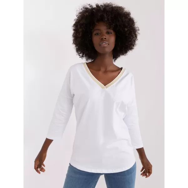  Dámská halenka RUE PARIS RV-BZ-8050.04 WHITE 
