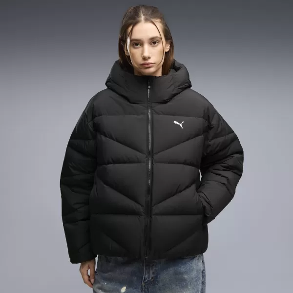  Dámská bunda PUMA HOODED DOWN PUFFER JACKET W 69458001 PUMA BLACK 
