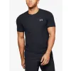 Pánské bezešvé triko UNDER ARMOUR SEAMLESS WAVE SS 1351450-001 ČERNÁ