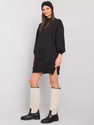 Dámské šaty RUE PARIS RV-SK-7207.03 NOIRE