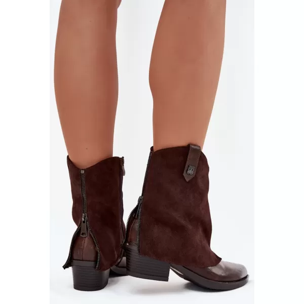  Dámské boty BOTO RMR2382-10 BROWN 