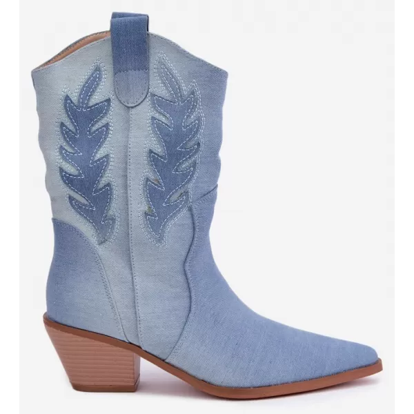 Dámské kovbojky BOTO C-331 DENIM BLUE 