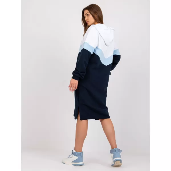  Dámské šaty RUE PARIS RV-SK-7462.00 WHITE-NAVY 