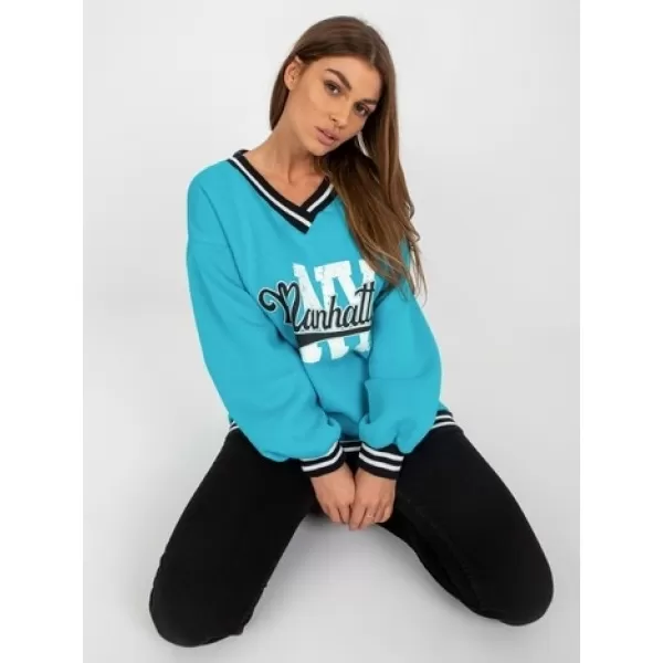  Dámská mikina EX MODA EM-BL-754.42P BLUE 